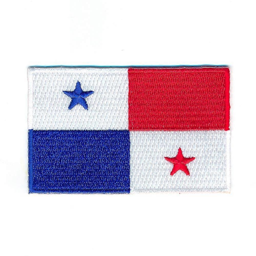 Panama Santiago Caribbean Flag SewOn Patch 60 x 35 mm IronOn Patch 0998B