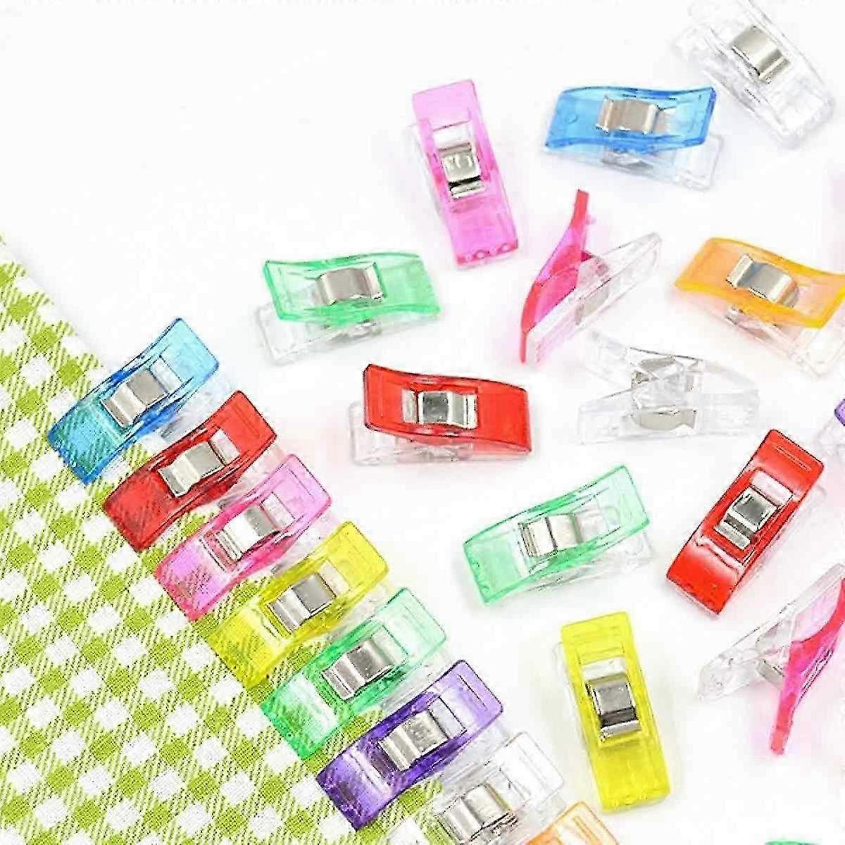 100PCS Craft Clips for Quilting, Sewing, Knitting & Crochet - Versatile Clip Set for All Your DIY Projects