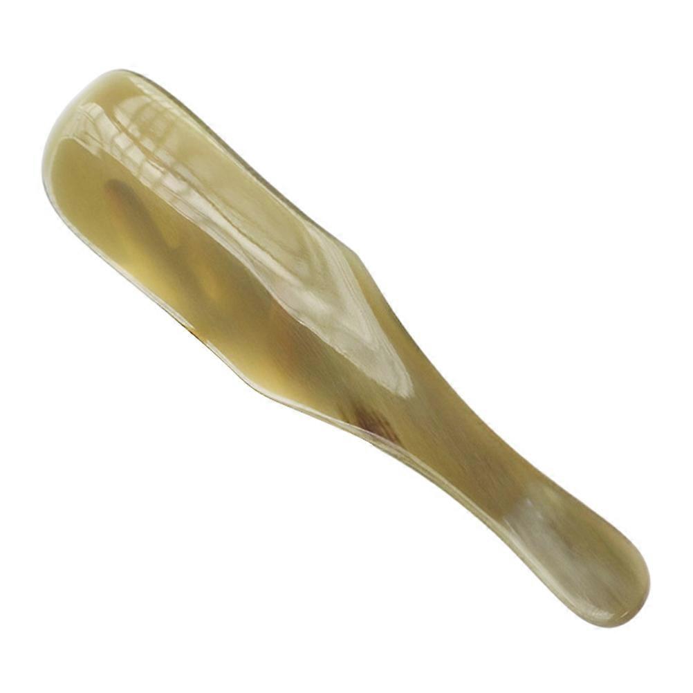 Portable Ox Horn Shoehorn Convenient Tool For General Users Daily Use And Travel Smooth Rounded Surface 1Pc