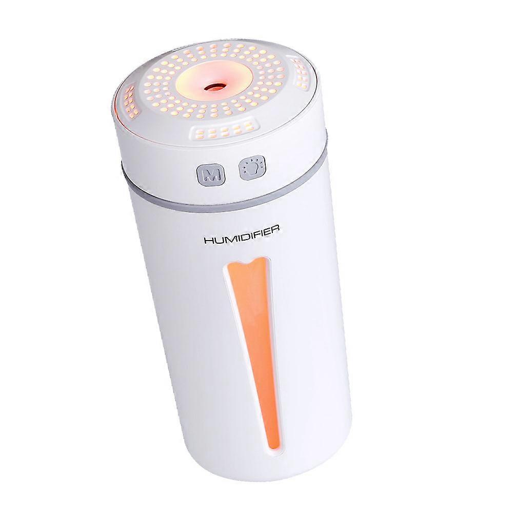 Essential Oil Diffuser 260ml Humidifying Cup Shaped Device White LED Night Light 1Set