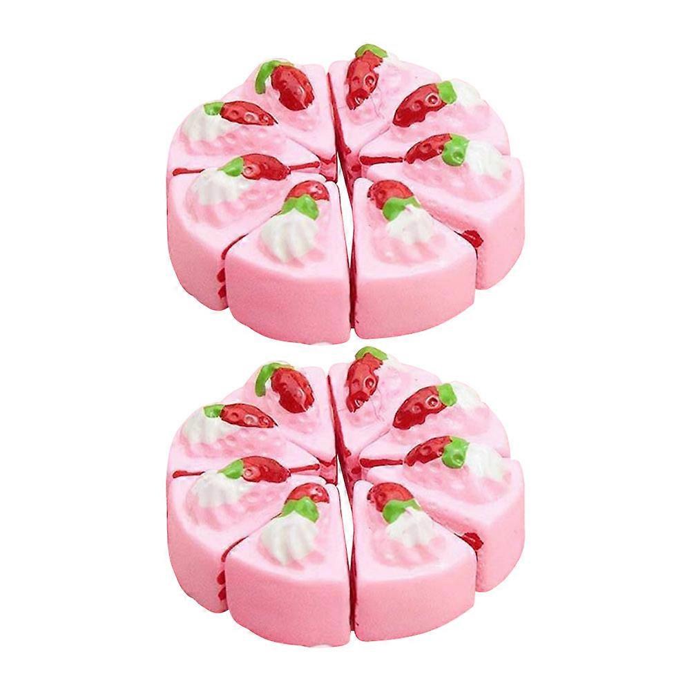 Craft Charms 16Pcs Unique Cake Shape For Children DIY Craft Decorations At Home