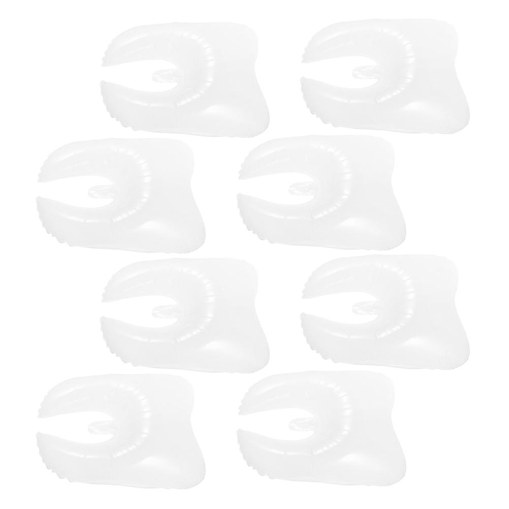 Decorative Tooth Balloons 8Pcs Happy Party Decorations Suitable For Guests Of All Ages White PE Material