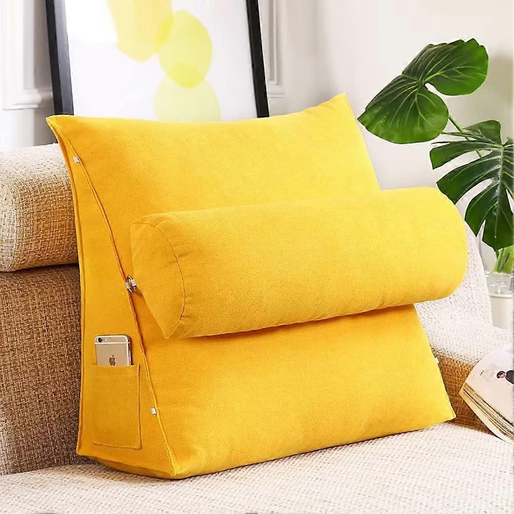 Adjustable Triangle Pillow Wedge with Half Moon Neck Pillow Orthopedic Wedge Pillow Sets Slanted Pillow