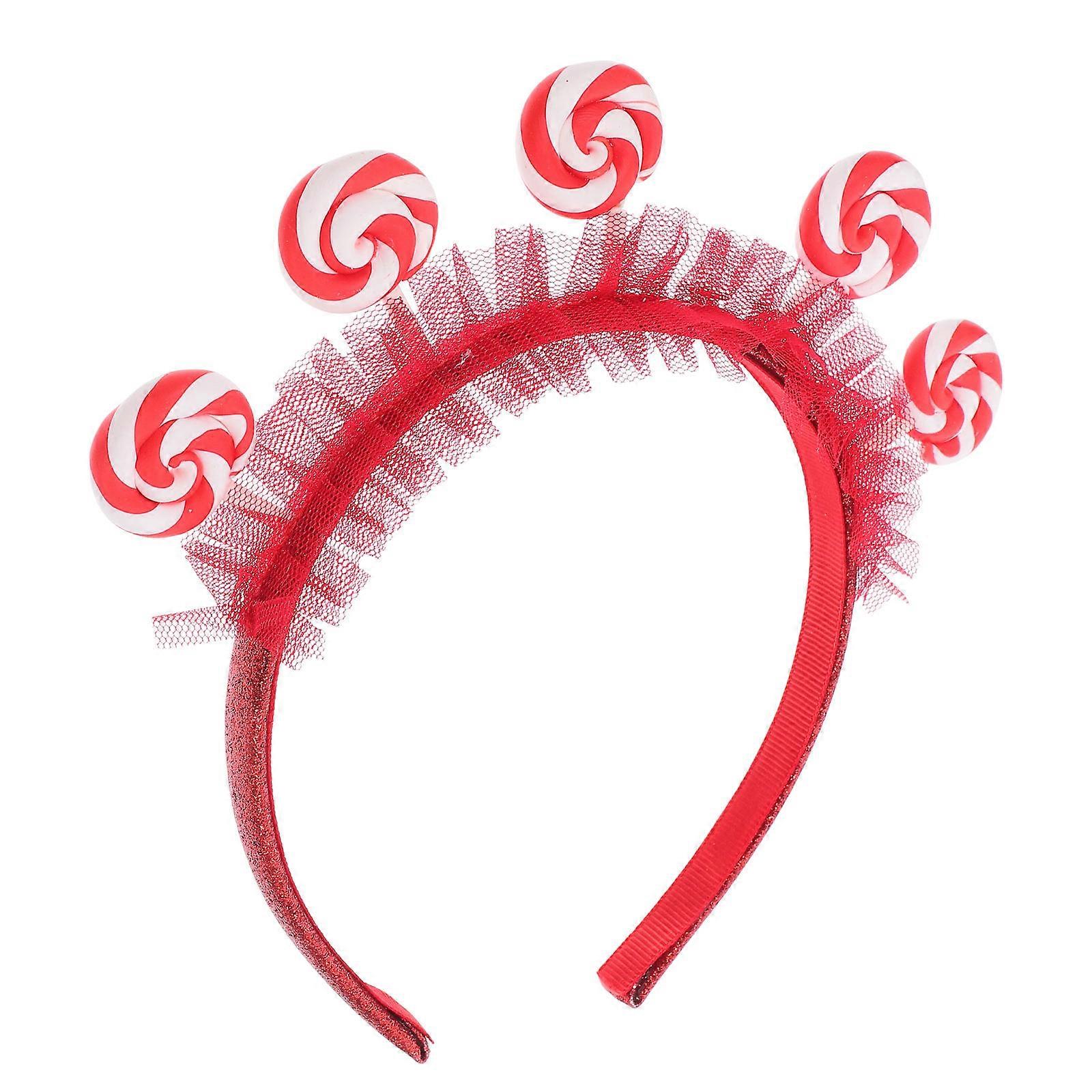 Children's headwear, charming lollipop style, adds cheer to holiday festivities