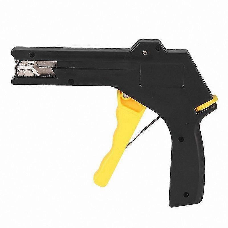 Dual-function tool for securing and trimming nylon and plastic ties