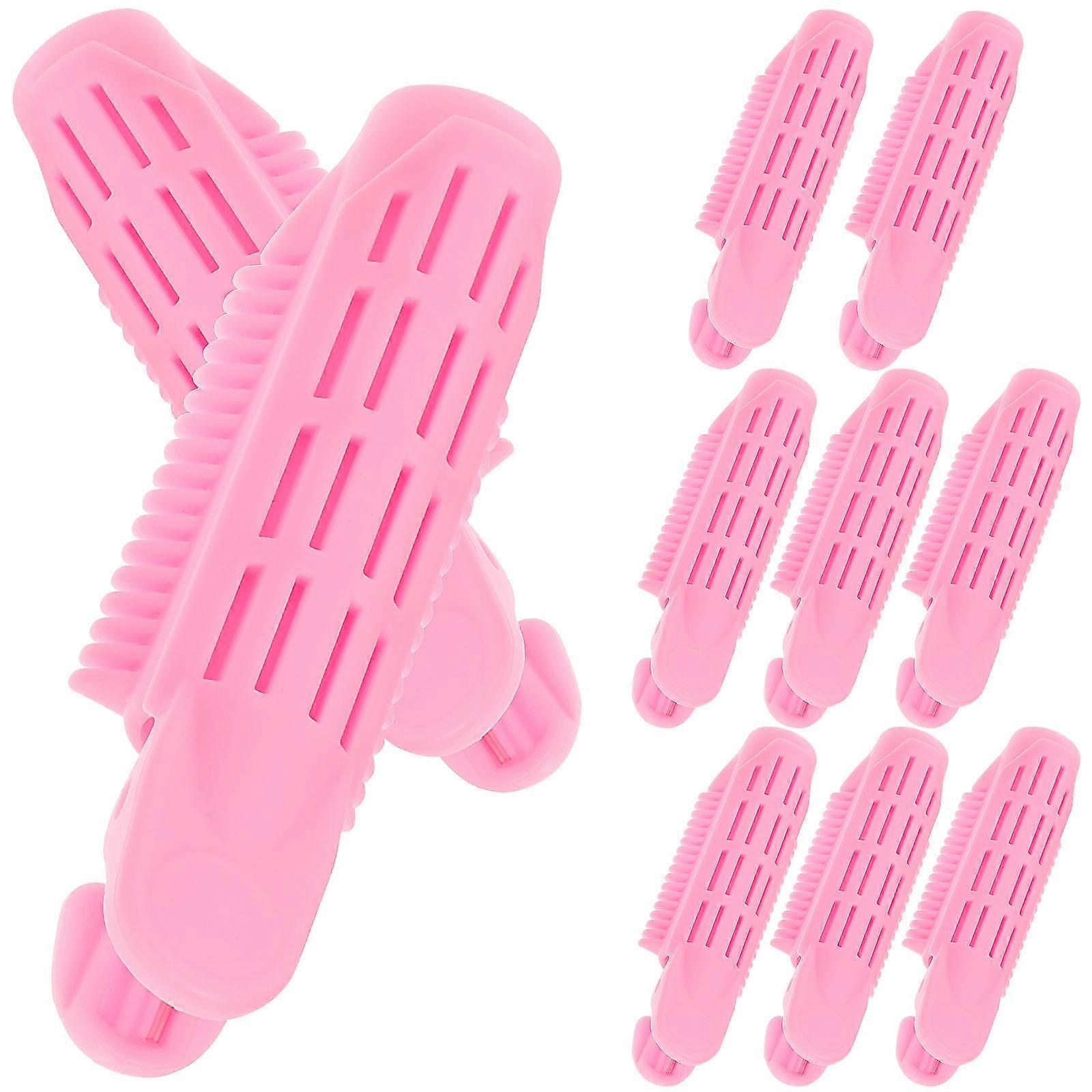 Here's a refined and engaging product description based on your input:
**10pcs Pink Hair Root Clips – Volumizing Styling Tools for Fluffy,