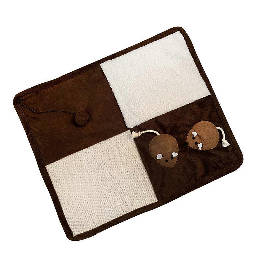 Indoor Use Cat Scratching Mat With Soft Material 45x30x3cm For Cats 1Set
