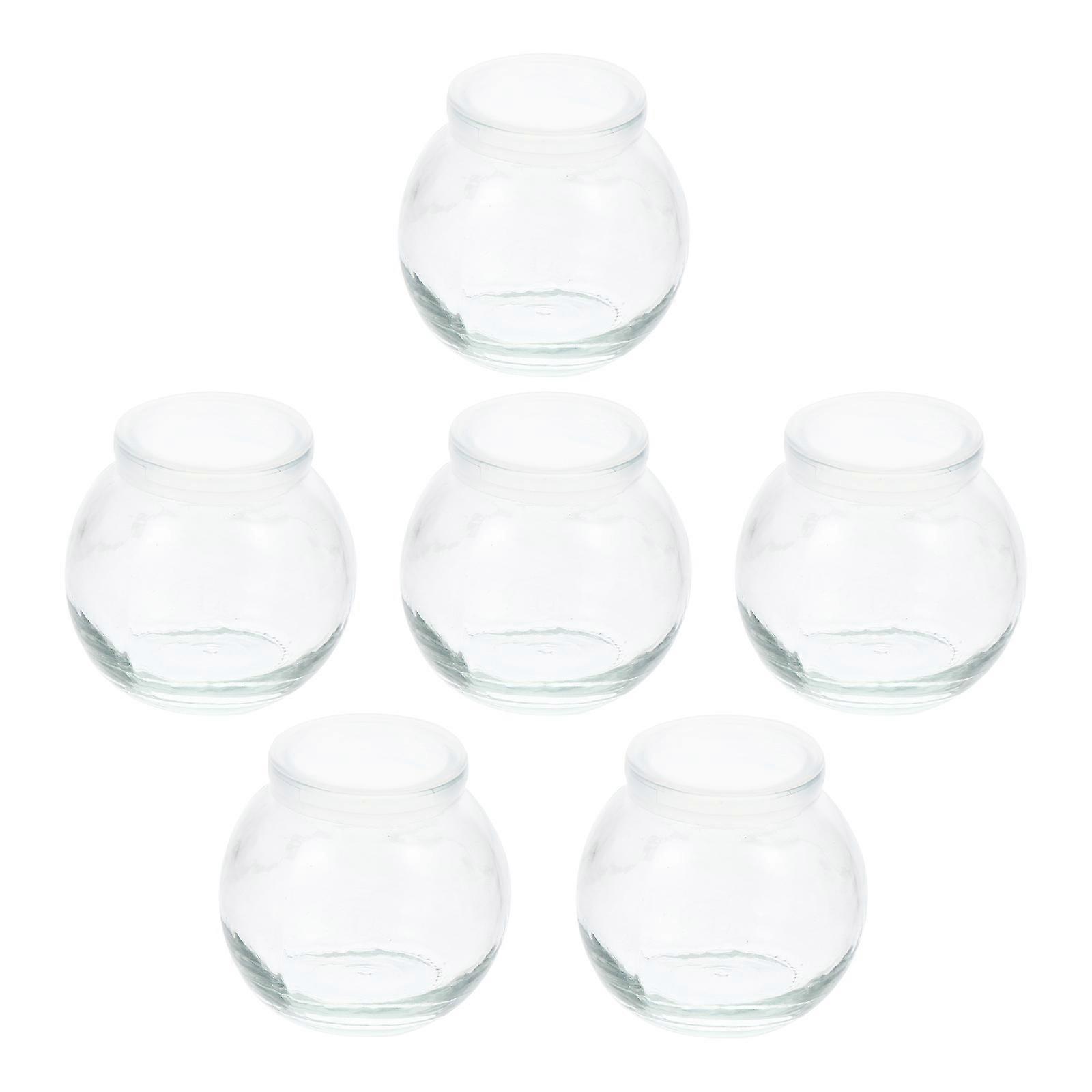 6Pcs Assorted Bottles Ideal For Storing Yogurt In Various Occasions Hygienic And Easy To Clean