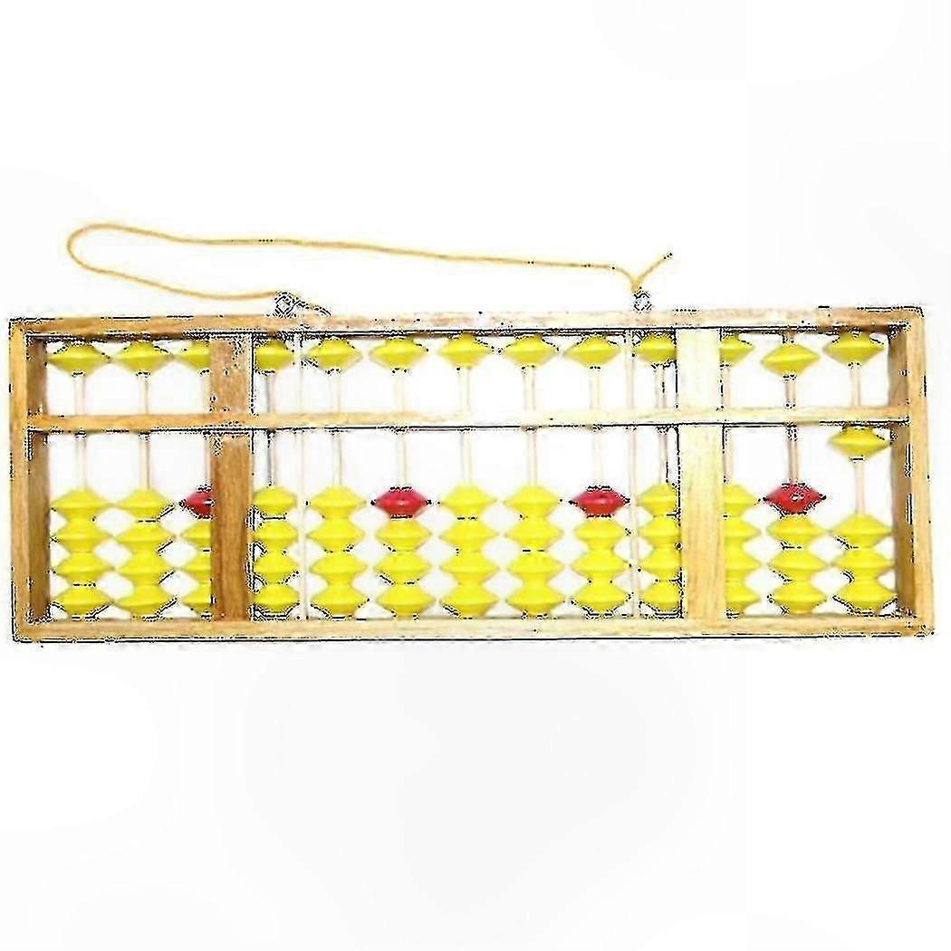 Wooden 13-Column Abacus for Kids - Educational Math Learning Tool