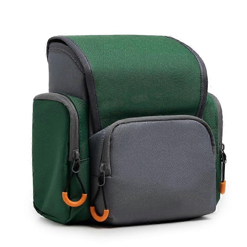 Binocular Chest Harness Bag For Binoculars Military Green And Black, Adjustable Shoulder Straps, Size 23 x 14 x 23 cm