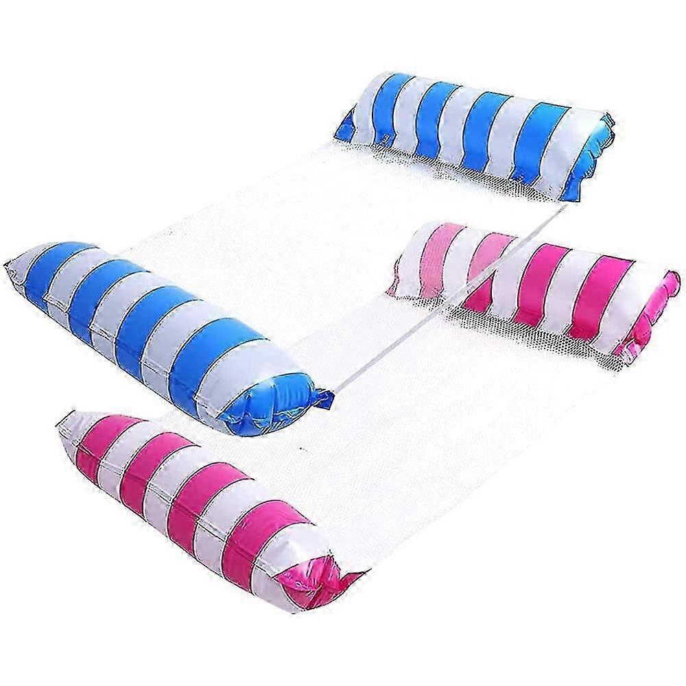 2-in-1 Floating Pool Dock & Lounger - Portable & Foldable Inflatable Design