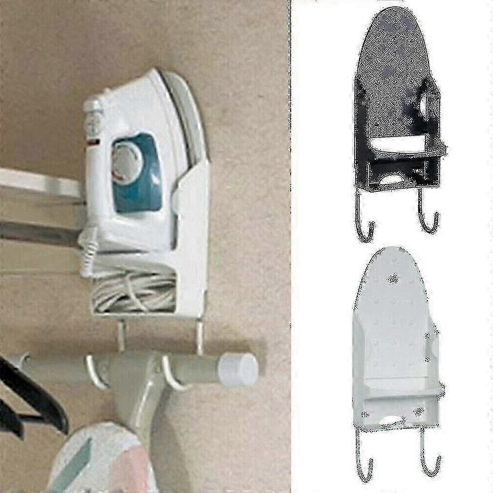 1 قطعة مجلس الحديد الباب جدار جبل تخزين حامل شماعات اللونالأسود