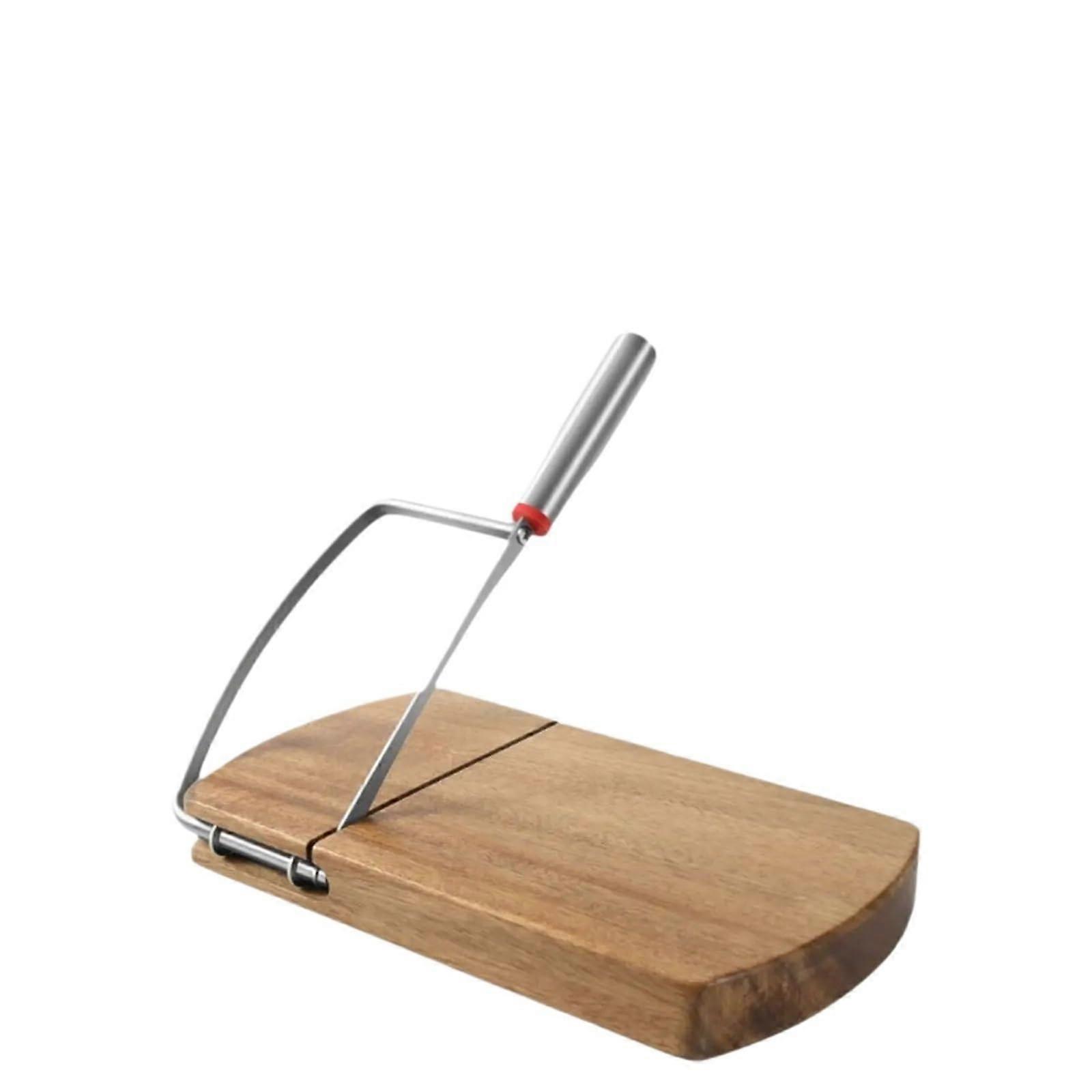 Cheese Board Cheese Board Wood Cheese Slicer Multifunction Manual AntiSlip Professional Board for Tofu Block Cheese Ham Biltong Jerky for Cheese