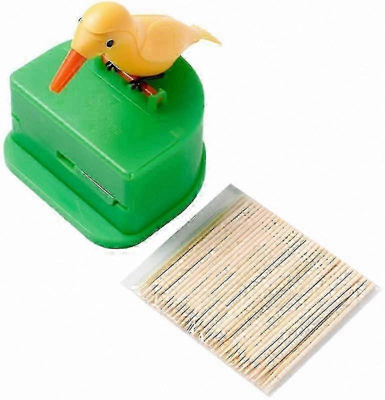 Pop-Up Toothpick Dispenser with Storage for Easy Access and Organization