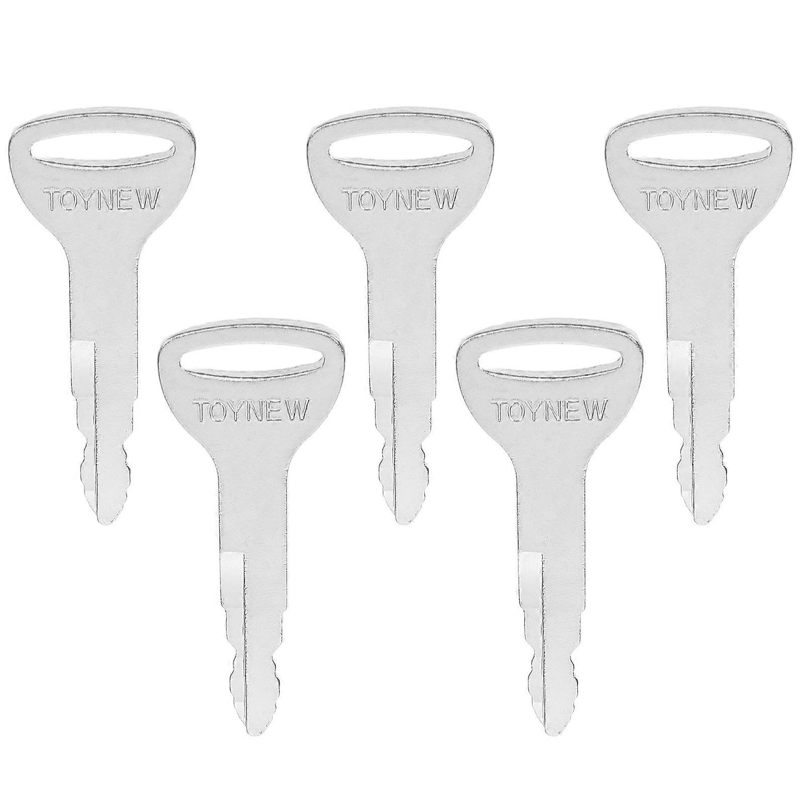 5 db gyújtáskulcs targonca kulcs nehézgépes gyújtáskulcs kompatibilis a Toyota targoncákkal Toynew 57591-23330 -71 A62597 162597