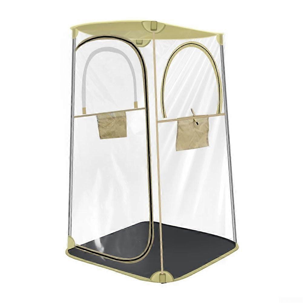 Four Sided Transparent PVC Outdoor Tent Shelter for Fishing Camping Sports Viewing Waterproof Windproof Portable and Lightweight
