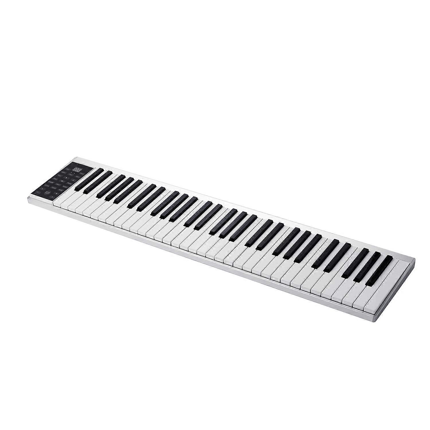 61 Keys Digital Electronic Piano Keyboard MIDI Output 128 Tones 128 Rhythms 14 Demo Songs Recording Programming Playback Tutorial with Sustain Pedal 