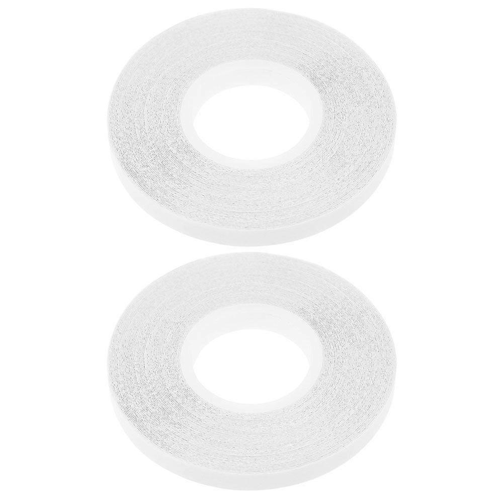 2pcs Double Sided Tape for Sewing Water Soluble Tape for Quilting Embroidery and Craft Projects White Easy to Use and Remove Ideal for Fabric and Pape