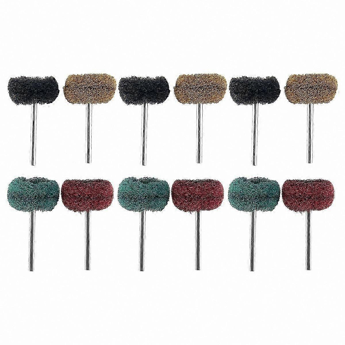 12-Pack Abrasive Polishing Wheels for Rotary Tools, Sanding and Buffing Brushes