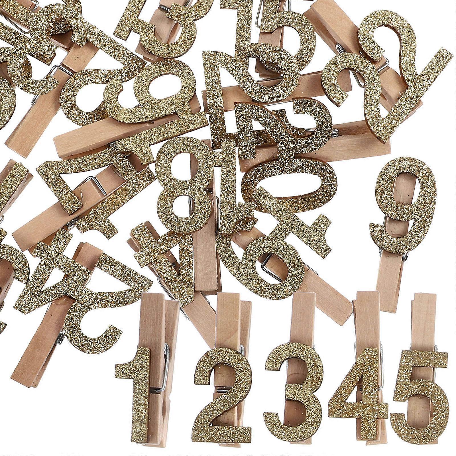 Photo Clips Wooden Small Clamp Shape Christmas Tree Embellishment Assorted Color for Clamping 24Pcs