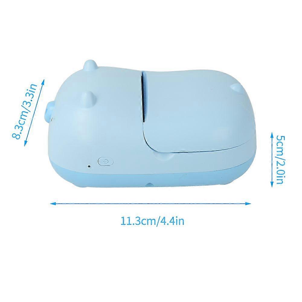 Mini Pocket Printer Portable Thermal Printer Photo Picture Memo List Receipt Printer BT Wireless Connection 200dpi with 1 Roll Thermal Paper Compatibl