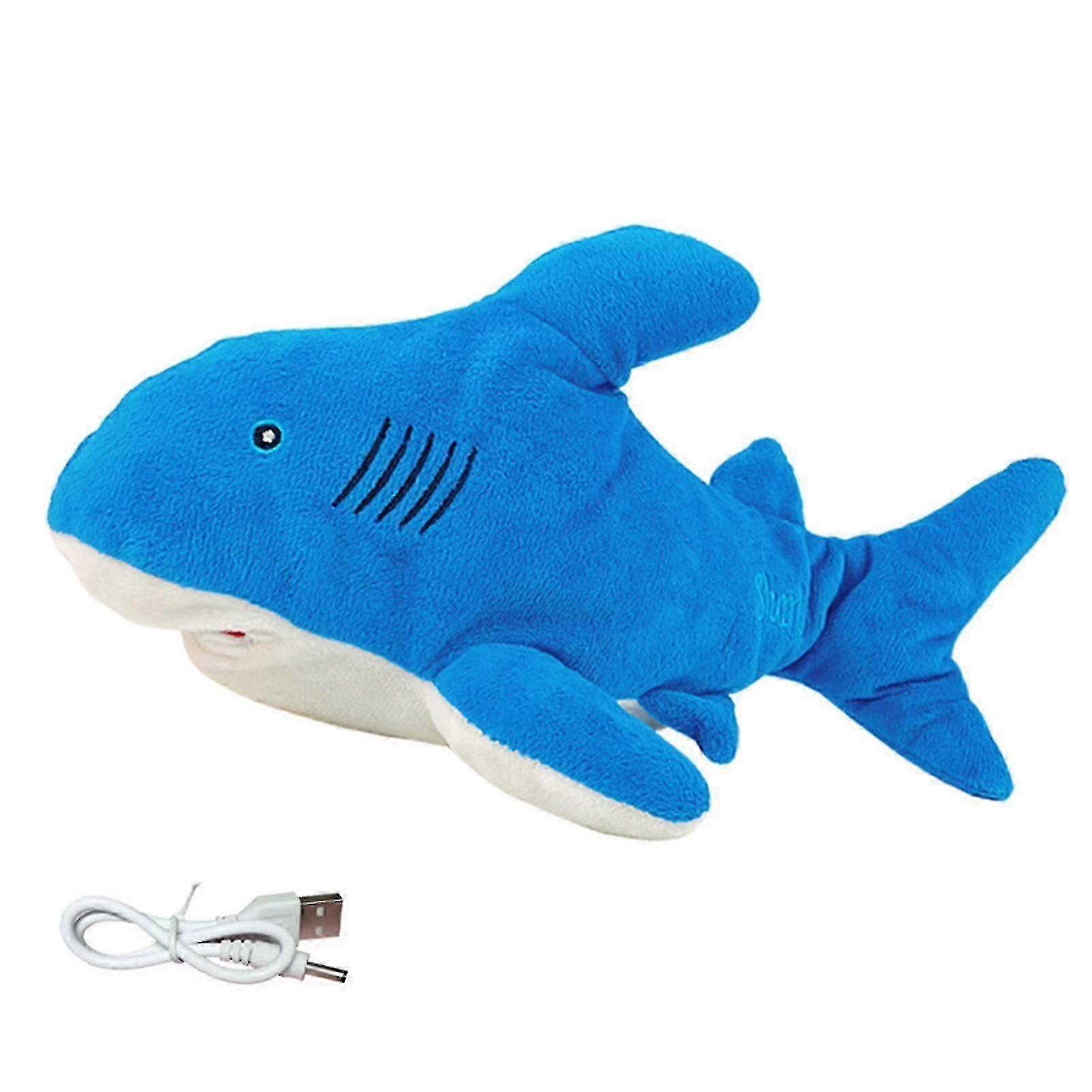 Electric Plush Shark Toy USB Charging Simulated Singing Speaking Cu...