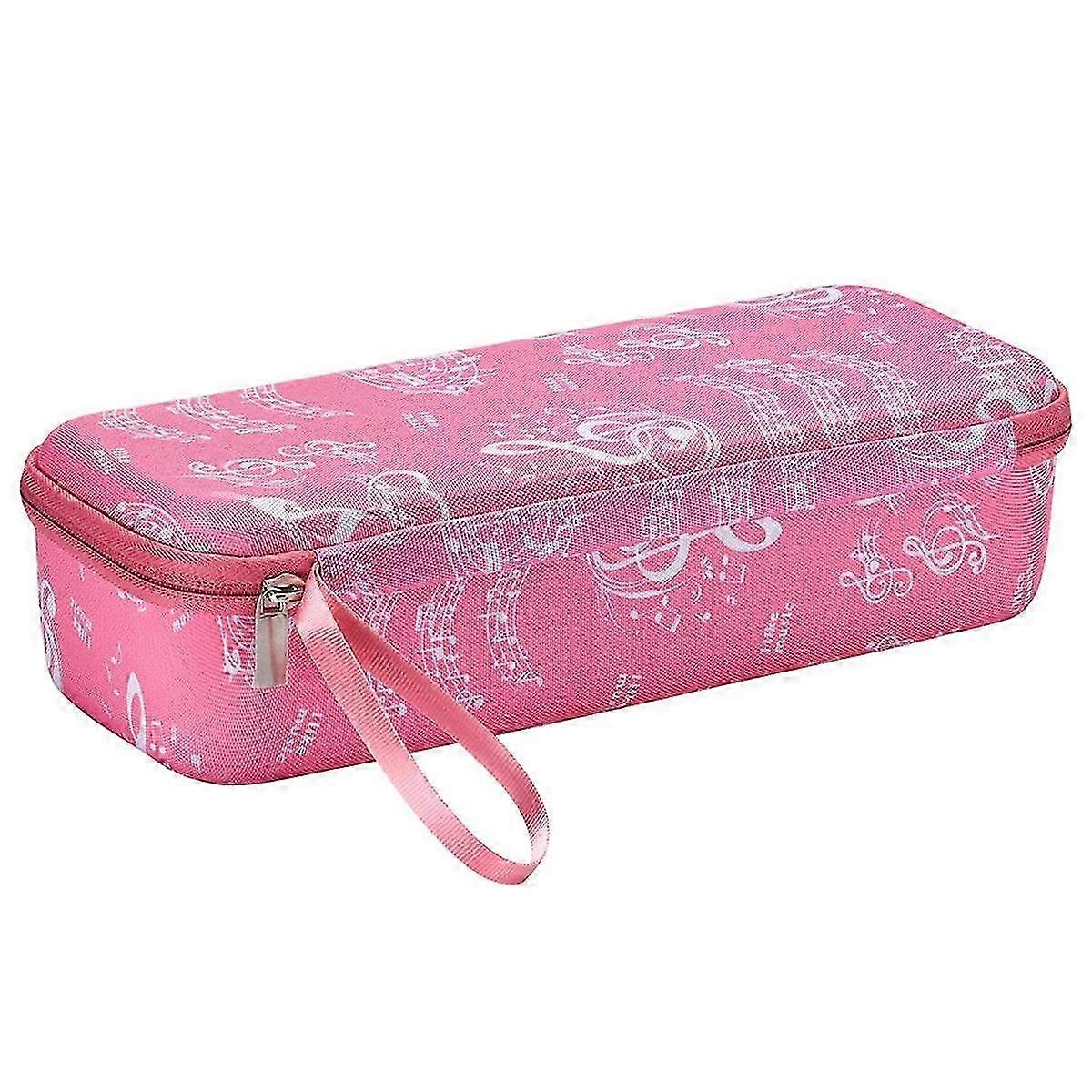 Suitable for Musical Instrument Storage Box, Electronic Tadpole Musical Note Protective Case-Pink