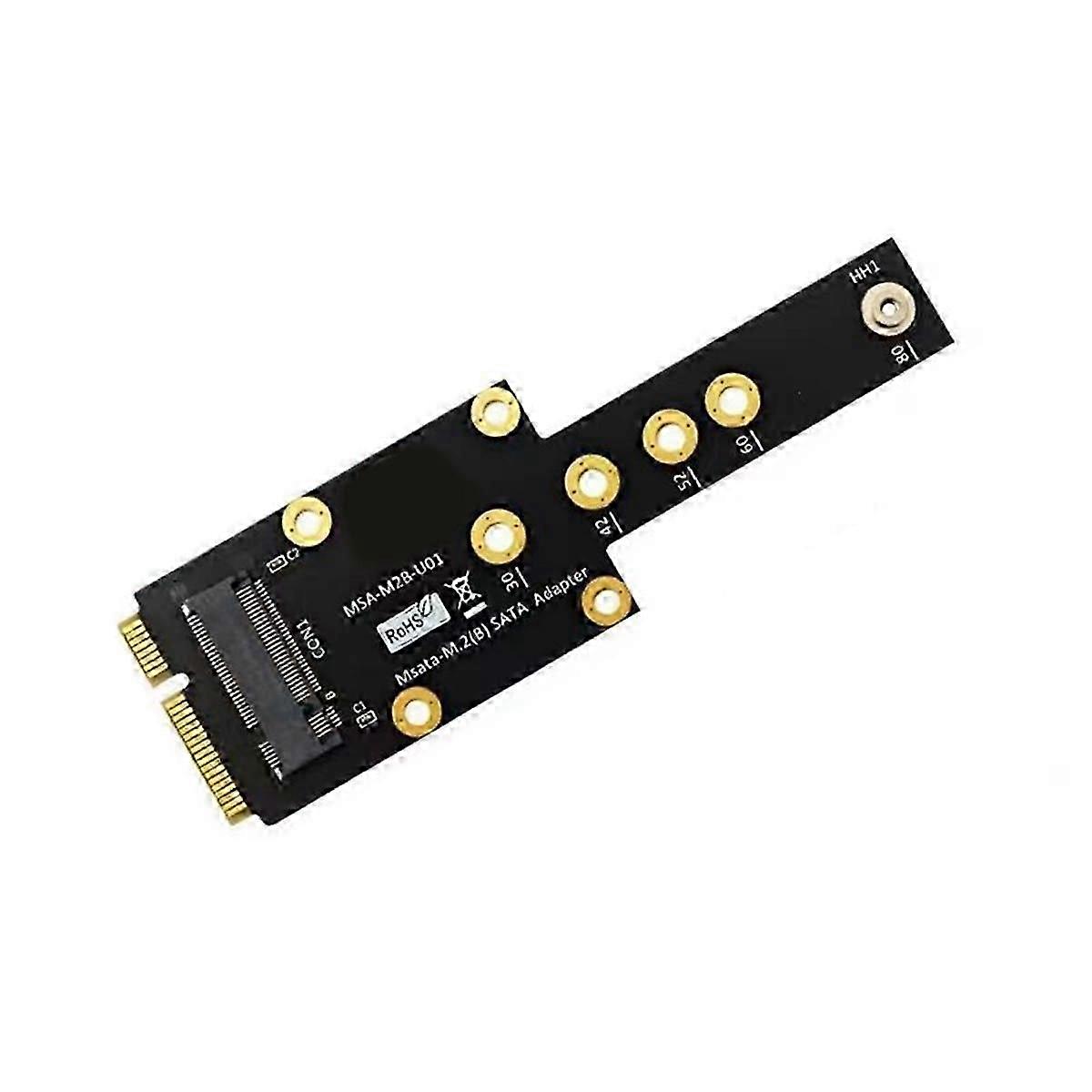 MSATA to NGFF KEY B SSD Adapter Card NEW M.2 KEY B L to MINI PCIE Multi-Function Module