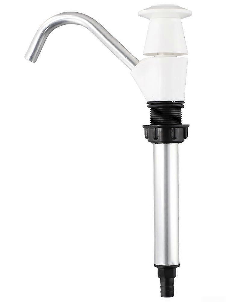 Outdoor Water Hand Pump Replacement Tool for Motorhomes and Campers, Easy Installation, Durable White Plastic Design