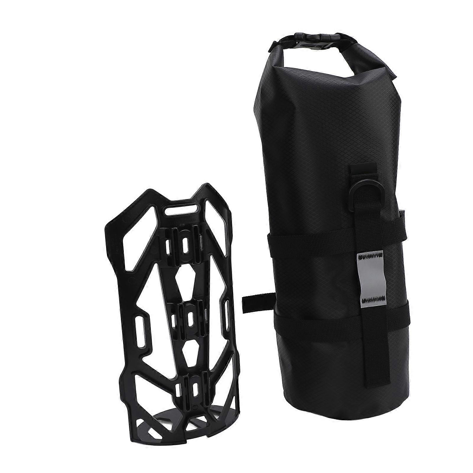 Bicycle Front Fork Bag 5L Waterproof Reflective Strip 12x40cm