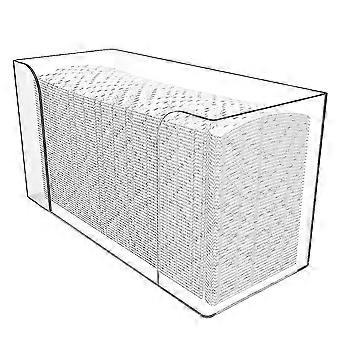 Paper towel holder countertop for Z-fold C-fold Mu-fold