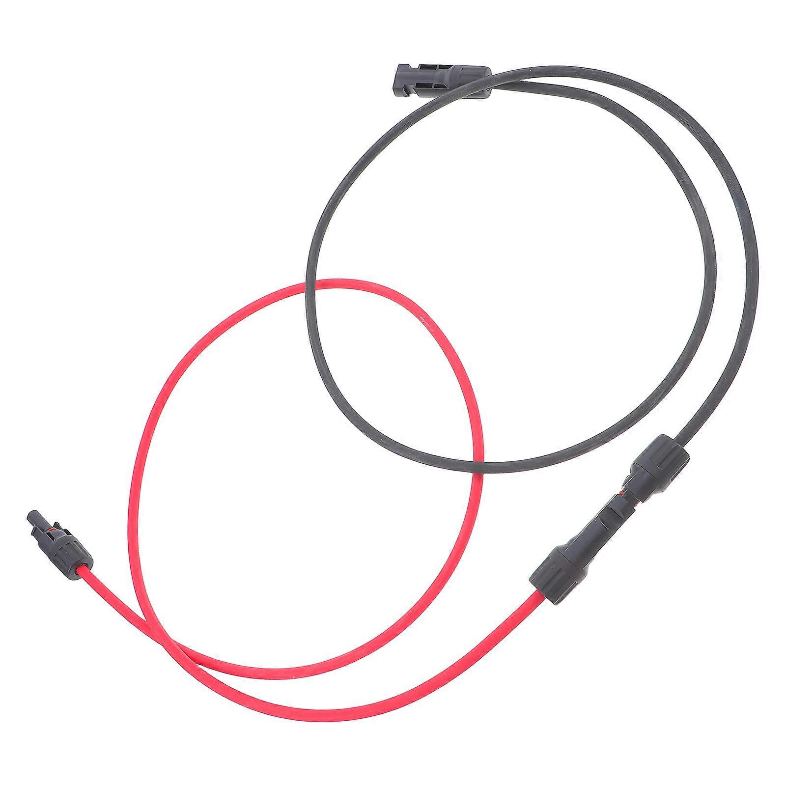 Quick Disconnect Wire Connectors Solar Panel Extension Cable For Solar Power Generation Assorted Color 200.00X0.80X0.80CM 2Pcs