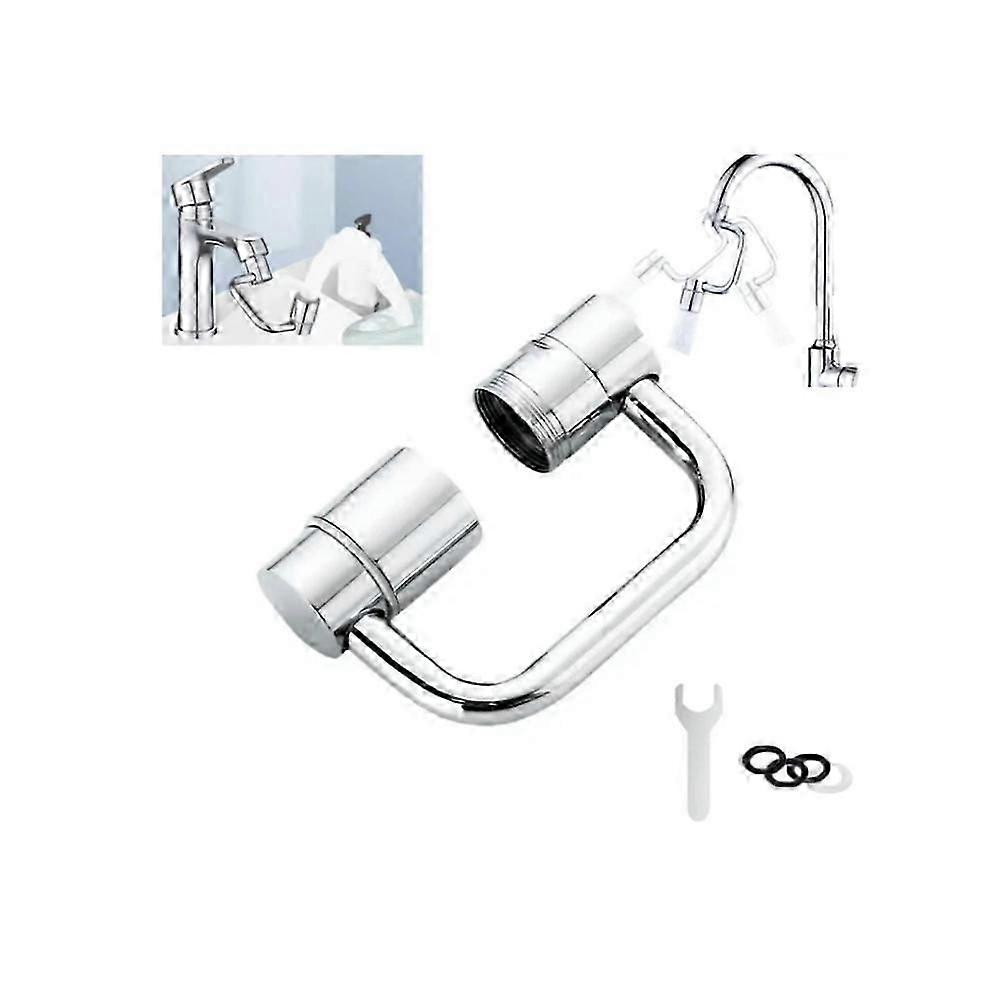 FlexiFlow 1080 Rotating Faucet Extender,Rotatable Faucet Aerator Extension