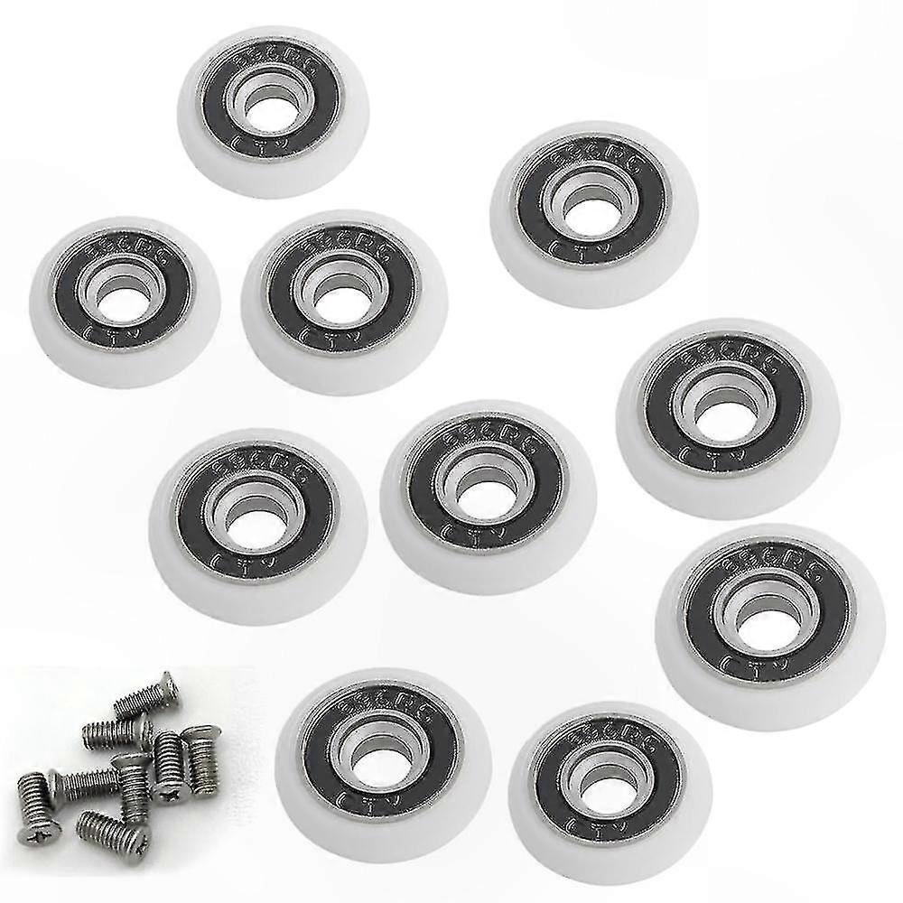 8-Pack Replacement Wheels for 19mm Shower Door Rollers