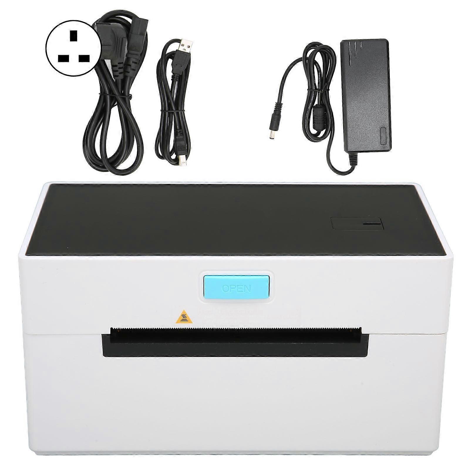 Fast Label Printer 160mm/s High Resolution Thermal Printer for Logistics and Restaurants UK Plug