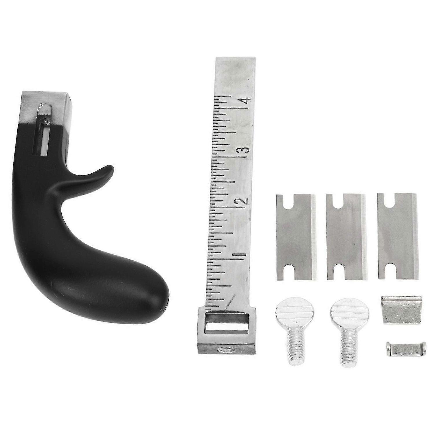 2025 Latest Model Leather Strap Cutter Replaceable Blade Marked Scale Easy