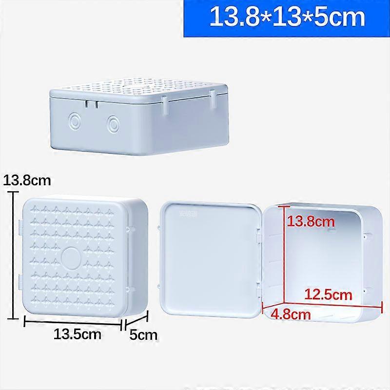 2pcs Camera Wire Organizer Box Plastic Cable Junction Box for Security Camera Power Cord Storage Video Connector Wire Management