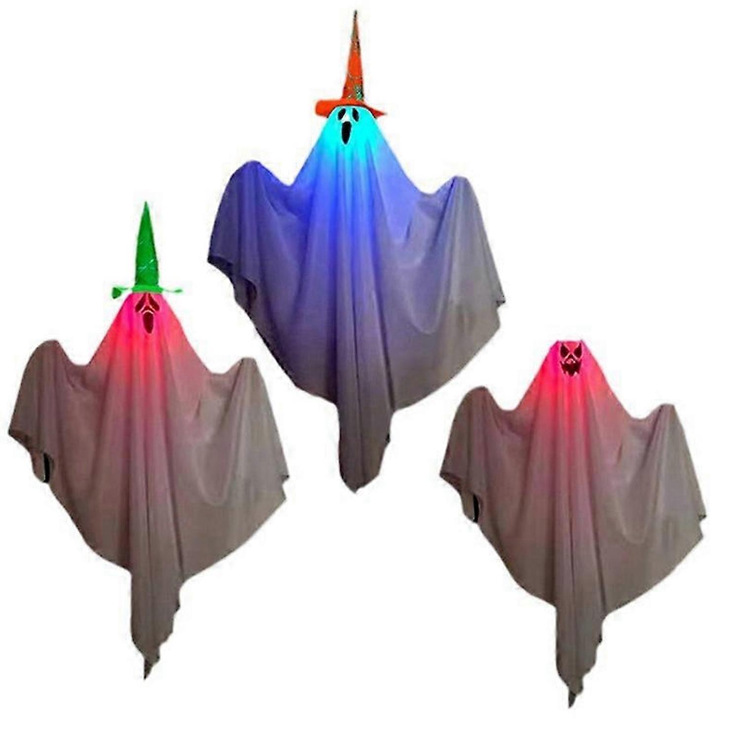 3 PCS 70X65cm Hanging Ghost Decorations