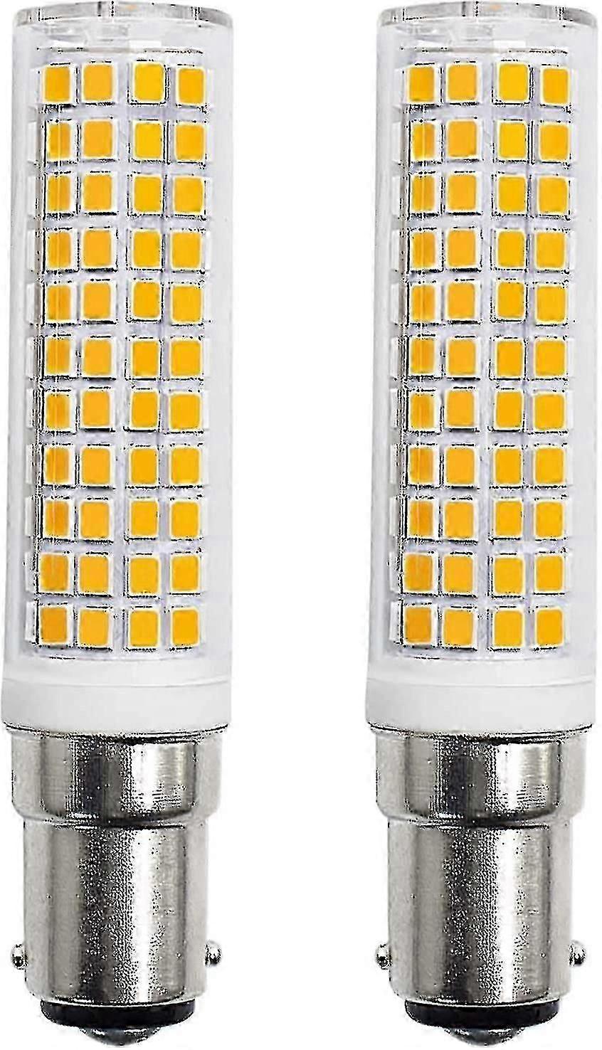 2023 B15d Led Bulbs 8w Equivalent 90w 80w 75w Warm White B15 Base 910lm 220v 230v 3000k (set Of 2) Fast