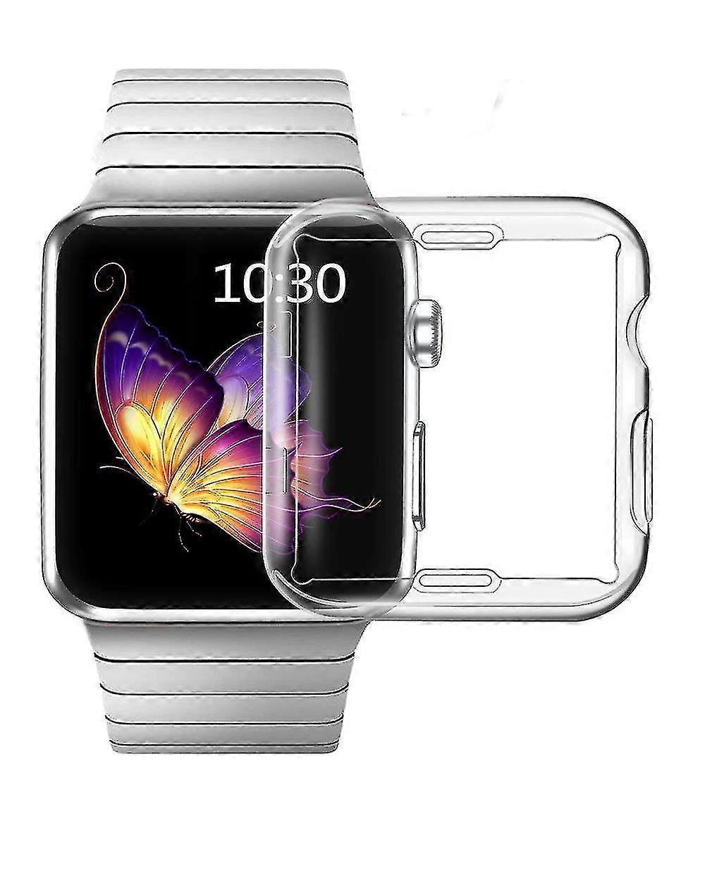 2025 Apple Watch Screen Protector Case,screen All-around(42mm Transparent)