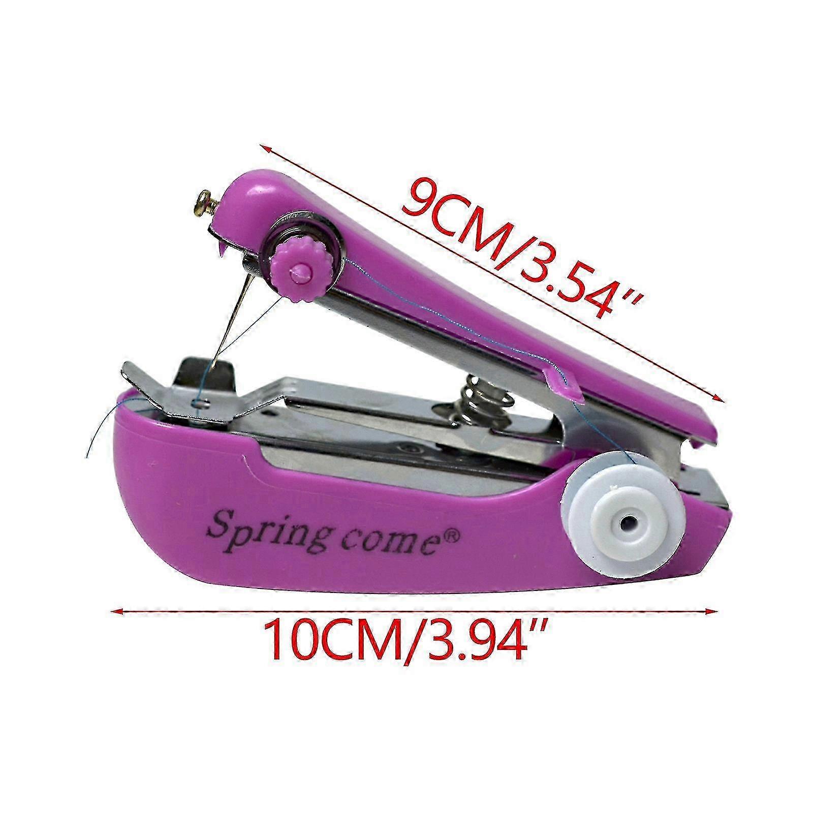 Handheld Mini Sewing Machine Automatic Cloth Feeding, Portable for Beginners & DIY Home Use 2025