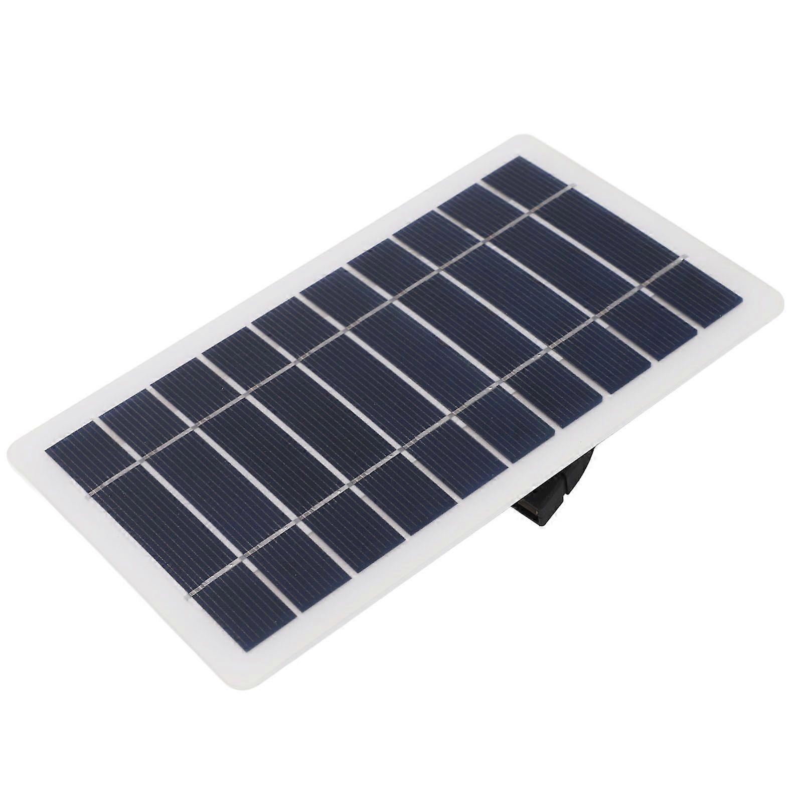 5W Solar Panel Charger Professional Monocrystalline Silicon High Efficiency USB Solar Panel for Laptop Radio Mobile Phone