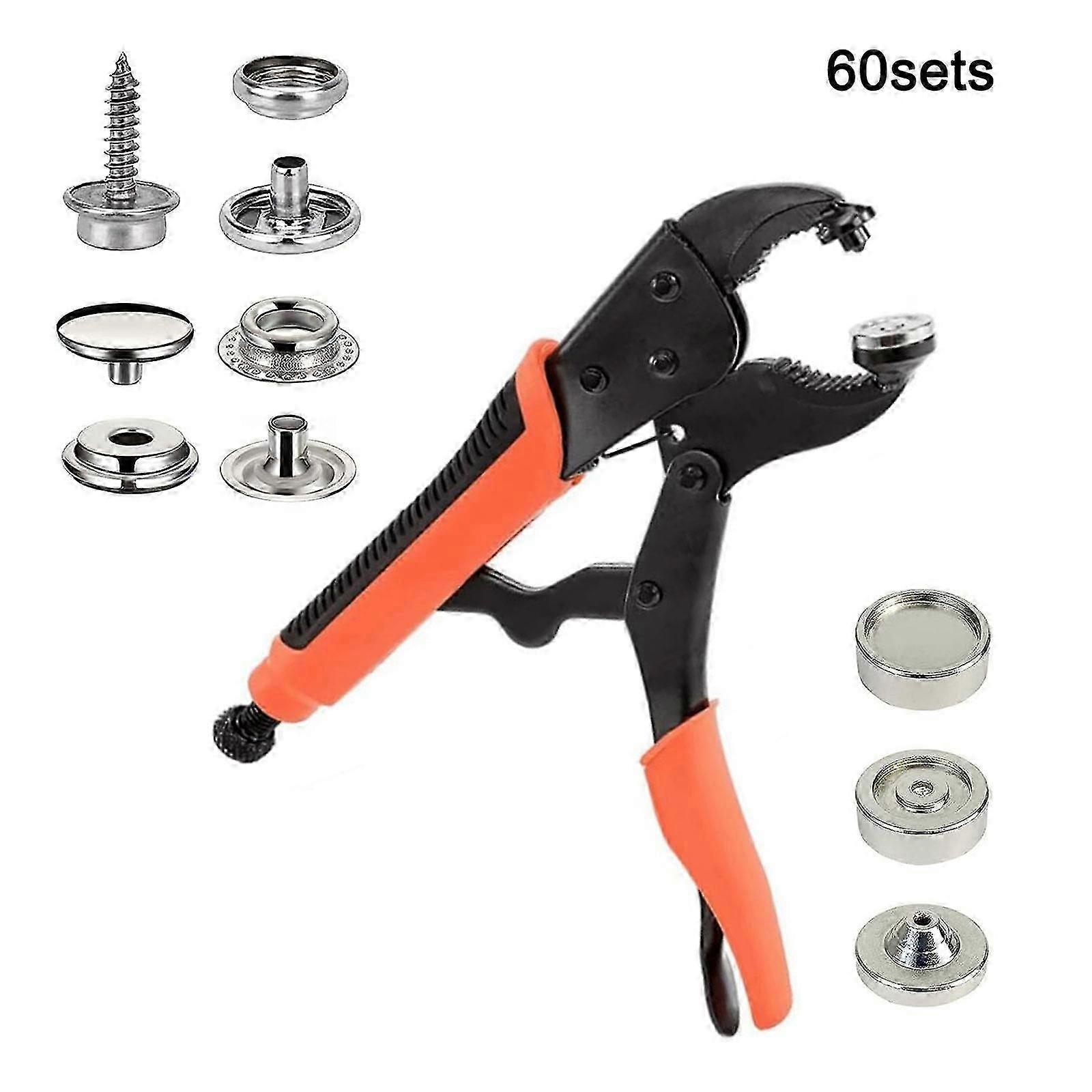 Snap Fastener Tool Kit Heavy Duty Snap Button Tool Button Snap Fasteners