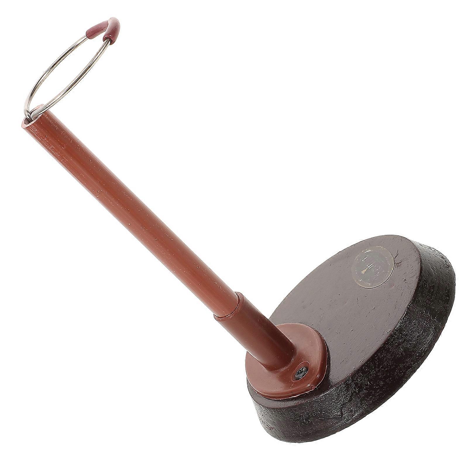 Doll Stand Holder Display Support for Daily Use 2Pcs Brown Wood Plastic Iron