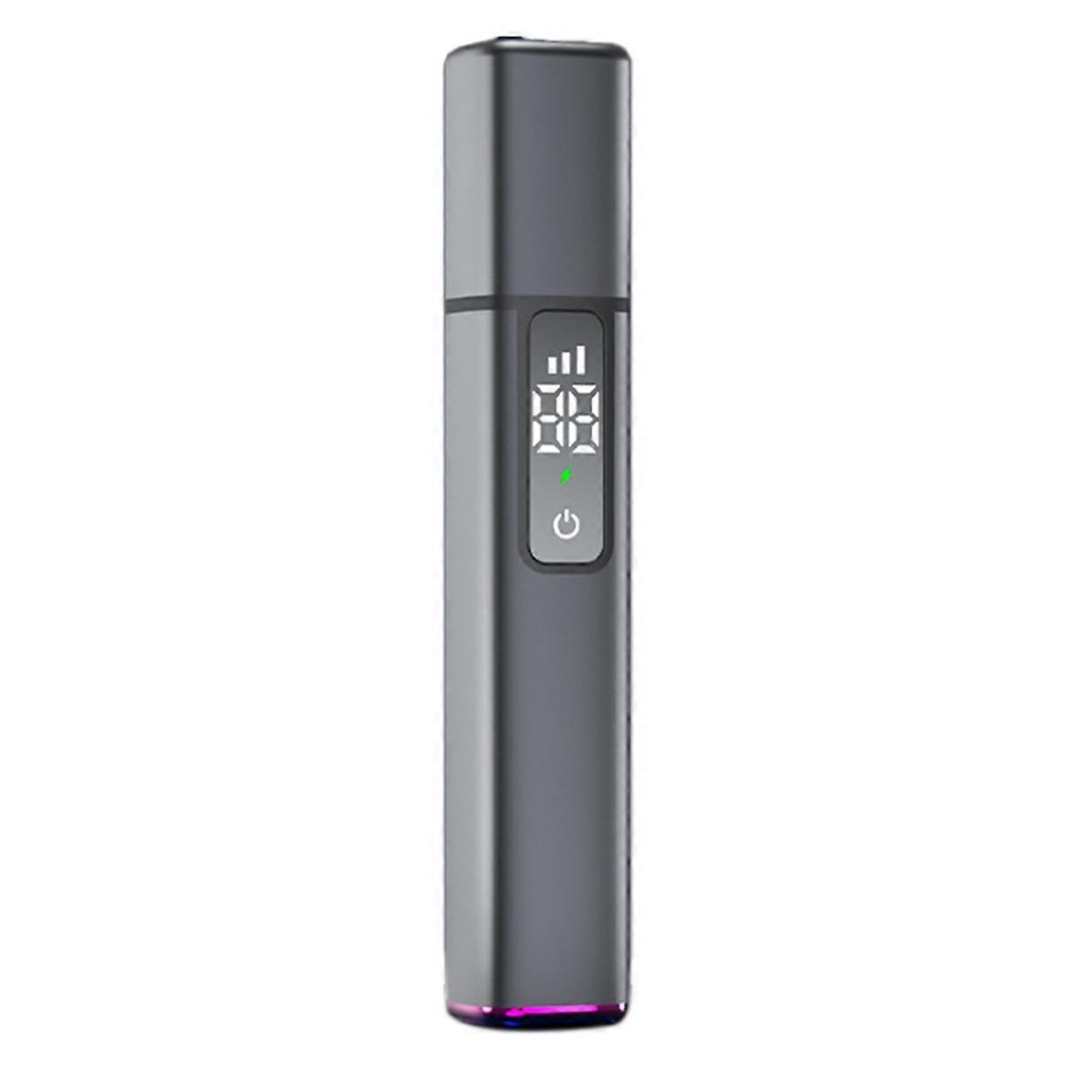 Electric Nose Hair Trimmer Touch Screen Intelligent Digital Display 10000RPM Type-C Fast Charging Trimmer for Nose,A