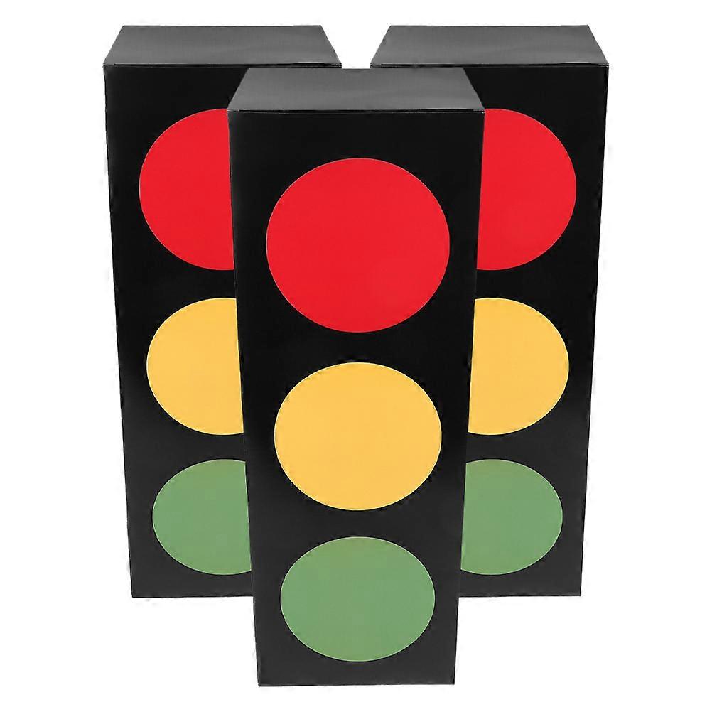 Traffic Light Favor Boxes for Present with Candy Packaging 3Pcs Set