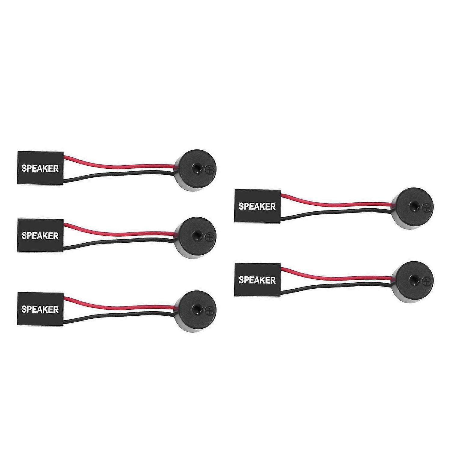 5Pcs Motherboard Speaker Buzzer PC Computer Motherboard Internal Beep Buzzer for Computer Repair