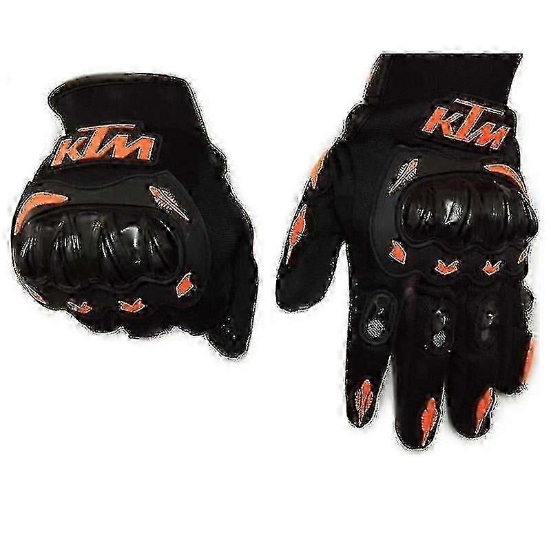 Ktm Breathable Motorcycle Full Finger Gloves Off-road Racing Motorcycle Riding Gloves