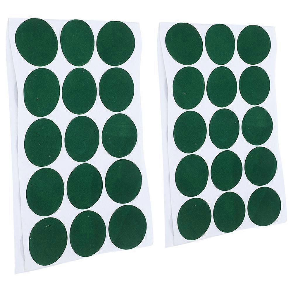 Pool Table Accessories Table Position Mark Dot for Daily Use 2 Sheets Sticker