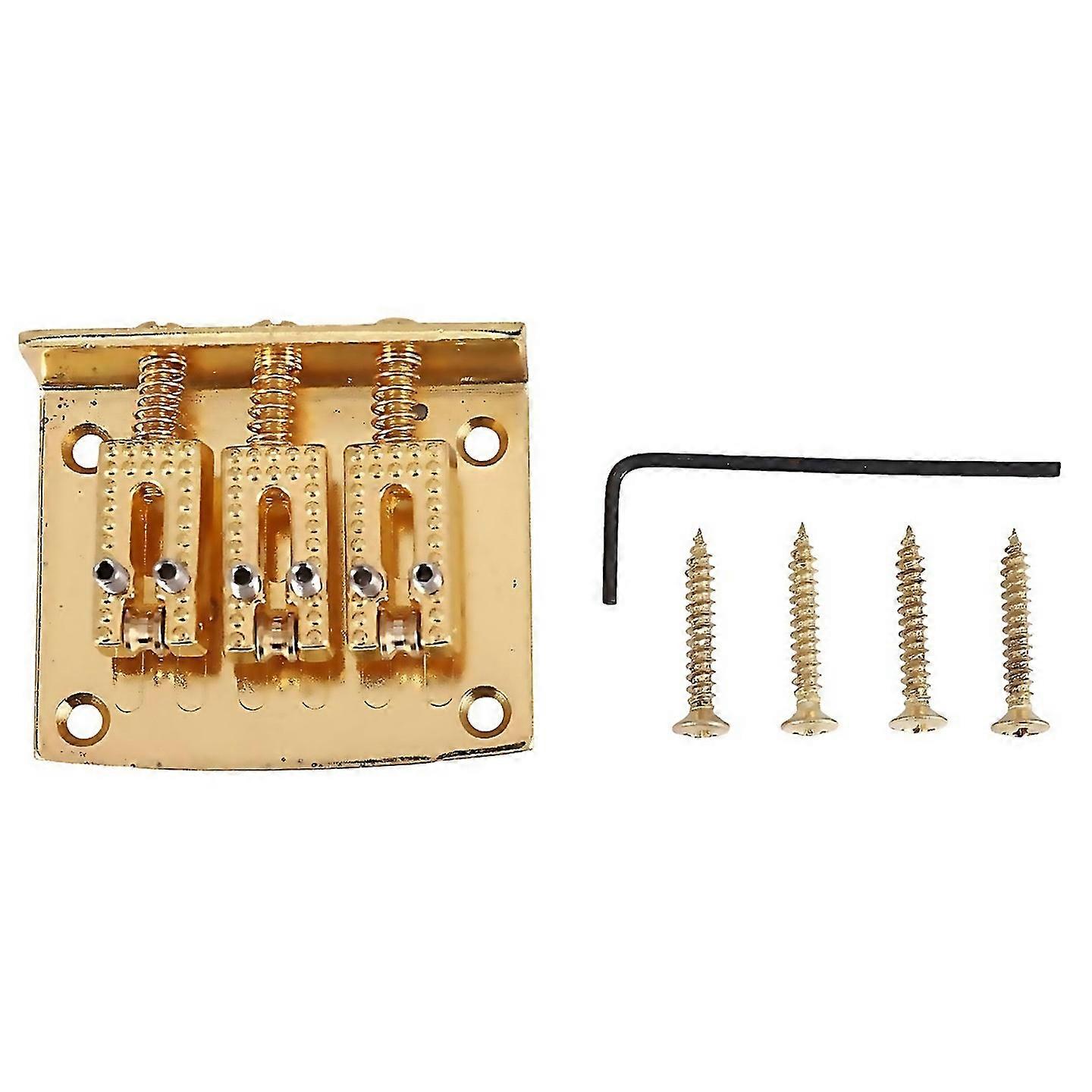 For 3 String Guitar Ball String Bridge Bridge Pull String Hard Tail Guitar Bridge Tail 3 String